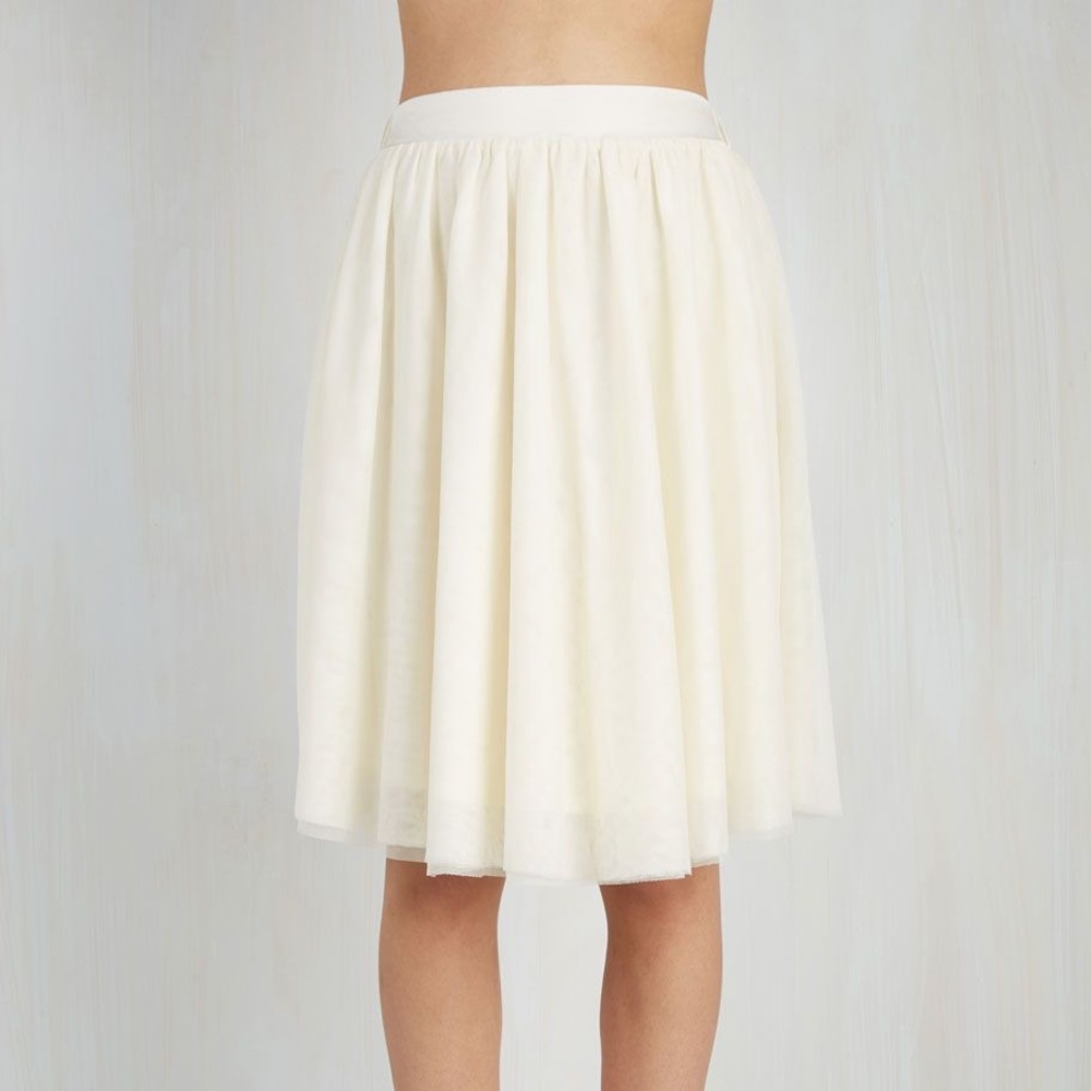 NWOT Tulle midi skirt